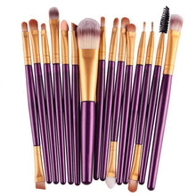 Load image into Gallery viewer, MAANGE 15Pcs Makeup Brushes Set brochas maquillaje Foundation Eyebrow Eyeliner Blush Powder Make Up Brushes Beauty Cosmetics