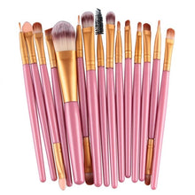 Load image into Gallery viewer, MAANGE 15Pcs Makeup Brushes Set brochas maquillaje Foundation Eyebrow Eyeliner Blush Powder Make Up Brushes Beauty Cosmetics