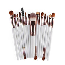 Load image into Gallery viewer, MAANGE 15Pcs Makeup Brushes Set brochas maquillaje Foundation Eyebrow Eyeliner Blush Powder Make Up Brushes Beauty Cosmetics
