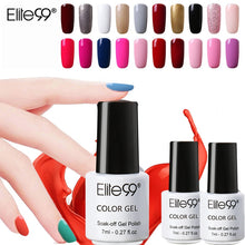 Load image into Gallery viewer, Elite99 7ML Nail Art Gel Black White UV LED Gel Nail Polish Long-lasting Soak Off Varnish Gel Lacquer Gel Varnish Nail Polish