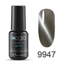 Load image into Gallery viewer, Inagla 3D Magnetic Nail Polish 8ml Cat Eye Nail Varnish Magnet Nail Lacquer Base Coat Top Coat Needed
