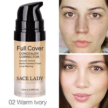 Load image into Gallery viewer, SACE LADY Face Concealer Cream Full Cover Makeup Liquid Facial Corrector Waterproof Base Make Up for Eye Dark Circles Cosmetic