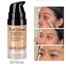 Load image into Gallery viewer, SACE LADY Face Concealer Cream Full Cover Makeup Liquid Facial Corrector Waterproof Base Make Up for Eye Dark Circles Cosmetic
