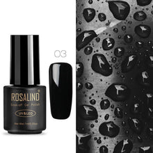 Load image into Gallery viewer, ROSALIND Nail Gel Polish 7ML Hybrid Nail Art Semi Permanent gel varnishes Soak Off Top White Gel Lacquer