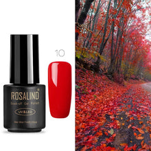 Load image into Gallery viewer, ROSALIND Nail Gel Polish 7ML Hybrid Nail Art Semi Permanent gel varnishes Soak Off Top White Gel Lacquer