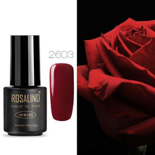 Load image into Gallery viewer, ROSALIND Nail Gel Polish 7ML Hybrid Nail Art Semi Permanent gel varnishes Soak Off Top White Gel Lacquer