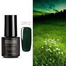 Load image into Gallery viewer, ROSALIND Nail Gel Polish 7ML Hybrid Nail Art Semi Permanent gel varnishes Soak Off Top White Gel Lacquer