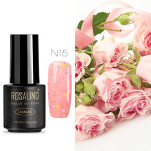 Load image into Gallery viewer, ROSALIND Nail Gel Polish 7ML Hybrid Nail Art Semi Permanent gel varnishes Soak Off Top White Gel Lacquer