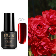 Load image into Gallery viewer, ROSALIND Nail Gel Polish 7ML Hybrid Nail Art Semi Permanent gel varnishes Soak Off Top White Gel Lacquer