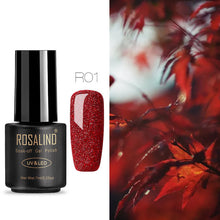 Load image into Gallery viewer, ROSALIND Nail Gel Polish 7ML Hybrid Nail Art Semi Permanent gel varnishes Soak Off Top White Gel Lacquer
