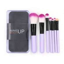 Load image into Gallery viewer, 7Pcs Makeup Brush Set High Quality Foundation Powder Eyeshadow Brush with Plastic Boxed Cosmetic Beauty Tool Kit Hot
