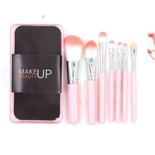 Load image into Gallery viewer, 7Pcs Makeup Brush Set High Quality Foundation Powder Eyeshadow Brush with Plastic Boxed Cosmetic Beauty Tool Kit Hot