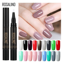 Load image into Gallery viewer, ROSALIND 5ml Nail Polish Pen Need Cured by UV LED Lamp Soak-Off White Color for nal art Gel Lacquer