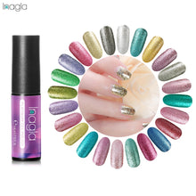 Load image into Gallery viewer, Inagla Platinum Gel Glitter Nail Polish 5ml Transparent Glimmer Shiny Lacquer Varnish Manicure Nail Art Polish 34 Colors
