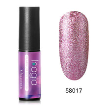 Load image into Gallery viewer, Inagla Platinum Gel Glitter Nail Polish 5ml Transparent Glimmer Shiny Lacquer Varnish Manicure Nail Art Polish 34 Colors