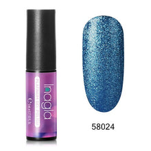 Load image into Gallery viewer, Inagla Platinum Gel Glitter Nail Polish 5ml Transparent Glimmer Shiny Lacquer Varnish Manicure Nail Art Polish 34 Colors
