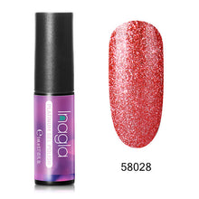 Load image into Gallery viewer, Inagla Platinum Gel Glitter Nail Polish 5ml Transparent Glimmer Shiny Lacquer Varnish Manicure Nail Art Polish 34 Colors