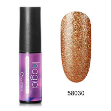 Load image into Gallery viewer, Inagla Platinum Gel Glitter Nail Polish 5ml Transparent Glimmer Shiny Lacquer Varnish Manicure Nail Art Polish 34 Colors