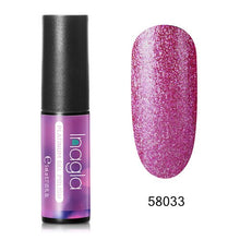 Load image into Gallery viewer, Inagla Platinum Gel Glitter Nail Polish 5ml Transparent Glimmer Shiny Lacquer Varnish Manicure Nail Art Polish 34 Colors