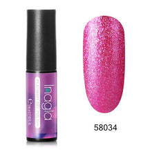 Load image into Gallery viewer, Inagla Platinum Gel Glitter Nail Polish 5ml Transparent Glimmer Shiny Lacquer Varnish Manicure Nail Art Polish 34 Colors