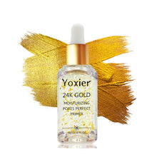 Load image into Gallery viewer, Yoxier Makeup Base Moisturizing Essence 24k Gold Elixir Oil Control Professional Matte Serum Series Brand Foundation Primer 1pcs
