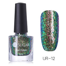 Load image into Gallery viewer, UR SUGAR 6ML Chameleon Nail Polish Romantic Heart Fiery Love Sequins Nail Lacquer Varnish