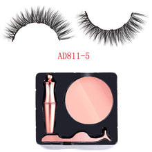 Load image into Gallery viewer, Waterproof EyeLiner Liquid Magnetic Eyeliner Quick dry Eye liner Set Easy To Wear Makeup Cosmetic Rose Gold bottle Eye Liner