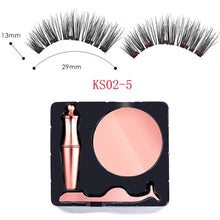 Load image into Gallery viewer, Waterproof EyeLiner Liquid Magnetic Eyeliner Quick dry Eye liner Set Easy To Wear Makeup Cosmetic Rose Gold bottle Eye Liner