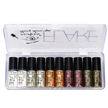 Load image into Gallery viewer, Professional Makeup Silver Rose Gold Color Liquid Glitter Eyeliner Bling Shiny Eye Liner for Women Eye Pigment Korean