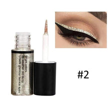 Load image into Gallery viewer, Professional Makeup Silver Rose Gold Color Liquid Glitter Eyeliner Bling Shiny Eye Liner for Women Eye Pigment Korean