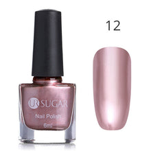Load image into Gallery viewer, UR SUGAR Mirror Metallic Nail Polish Pink Silver Gold Metal Color Nail Lacquer Mirror Effect Metallic Gorgeous Nail Art Varnish