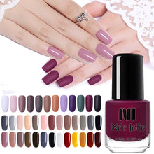 Load image into Gallery viewer, NEE JOLIE Nail Polish Fast Dry Nail Art Polish Varnich Gray Coffee Series Glitter DIY Nails Lacquer 3.5ml