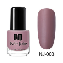 Load image into Gallery viewer, NEE JOLIE Nail Polish Fast Dry Nail Art Polish Varnich Gray Coffee Series Glitter DIY Nails Lacquer 3.5ml