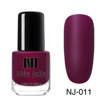 Load image into Gallery viewer, NEE JOLIE Nail Polish Fast Dry Nail Art Polish Varnich Gray Coffee Series Glitter DIY Nails Lacquer 3.5ml