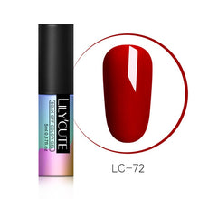 Load image into Gallery viewer, LILYCUTE Series Nail Polish 5ml Purple Red Black Gray Soak Off UV Gel Polish Glue Lacquer Manicure Nail Art Varnish Tool