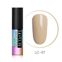 Load image into Gallery viewer, LILYCUTE Series Nail Polish 5ml Purple Red Black Gray Soak Off UV Gel Polish Glue Lacquer Manicure Nail Art Varnish Tool