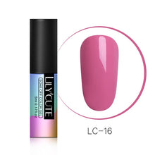 Load image into Gallery viewer, LILYCUTE Series Nail Polish 5ml Purple Red Black Gray Soak Off UV Gel Polish Glue Lacquer Manicure Nail Art Varnish Tool