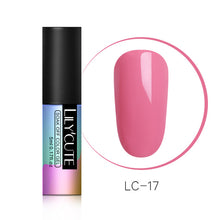 Load image into Gallery viewer, LILYCUTE Series Nail Polish 5ml Purple Red Black Gray Soak Off UV Gel Polish Glue Lacquer Manicure Nail Art Varnish Tool