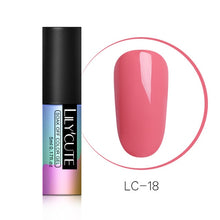 Load image into Gallery viewer, LILYCUTE Series Nail Polish 5ml Purple Red Black Gray Soak Off UV Gel Polish Glue Lacquer Manicure Nail Art Varnish Tool
