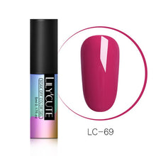 Load image into Gallery viewer, LILYCUTE Series Nail Polish 5ml Purple Red Black Gray Soak Off UV Gel Polish Glue Lacquer Manicure Nail Art Varnish Tool