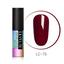 Load image into Gallery viewer, LILYCUTE Series Nail Polish 5ml Purple Red Black Gray Soak Off UV Gel Polish Glue Lacquer Manicure Nail Art Varnish Tool