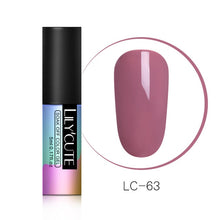 Load image into Gallery viewer, LILYCUTE Series Nail Polish 5ml Purple Red Black Gray Soak Off UV Gel Polish Glue Lacquer Manicure Nail Art Varnish Tool
