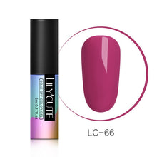 Load image into Gallery viewer, LILYCUTE Series Nail Polish 5ml Purple Red Black Gray Soak Off UV Gel Polish Glue Lacquer Manicure Nail Art Varnish Tool