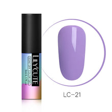 Load image into Gallery viewer, LILYCUTE Series Nail Polish 5ml Purple Red Black Gray Soak Off UV Gel Polish Glue Lacquer Manicure Nail Art Varnish Tool