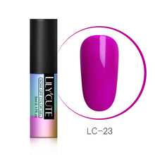 Load image into Gallery viewer, LILYCUTE Series Nail Polish 5ml Purple Red Black Gray Soak Off UV Gel Polish Glue Lacquer Manicure Nail Art Varnish Tool