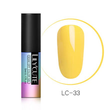 Load image into Gallery viewer, LILYCUTE Series Nail Polish 5ml Purple Red Black Gray Soak Off UV Gel Polish Glue Lacquer Manicure Nail Art Varnish Tool