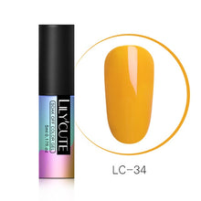 Load image into Gallery viewer, LILYCUTE Series Nail Polish 5ml Purple Red Black Gray Soak Off UV Gel Polish Glue Lacquer Manicure Nail Art Varnish Tool