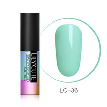 Load image into Gallery viewer, LILYCUTE Series Nail Polish 5ml Purple Red Black Gray Soak Off UV Gel Polish Glue Lacquer Manicure Nail Art Varnish Tool