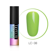 Load image into Gallery viewer, LILYCUTE Series Nail Polish 5ml Purple Red Black Gray Soak Off UV Gel Polish Glue Lacquer Manicure Nail Art Varnish Tool
