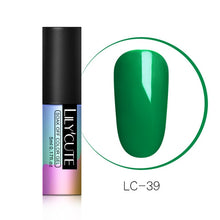 Load image into Gallery viewer, LILYCUTE Series Nail Polish 5ml Purple Red Black Gray Soak Off UV Gel Polish Glue Lacquer Manicure Nail Art Varnish Tool